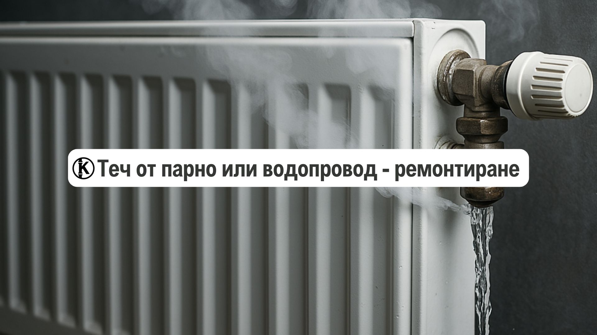 теч от парно или водопровод как се спира, спиране, как се ремонтира, ремонт
