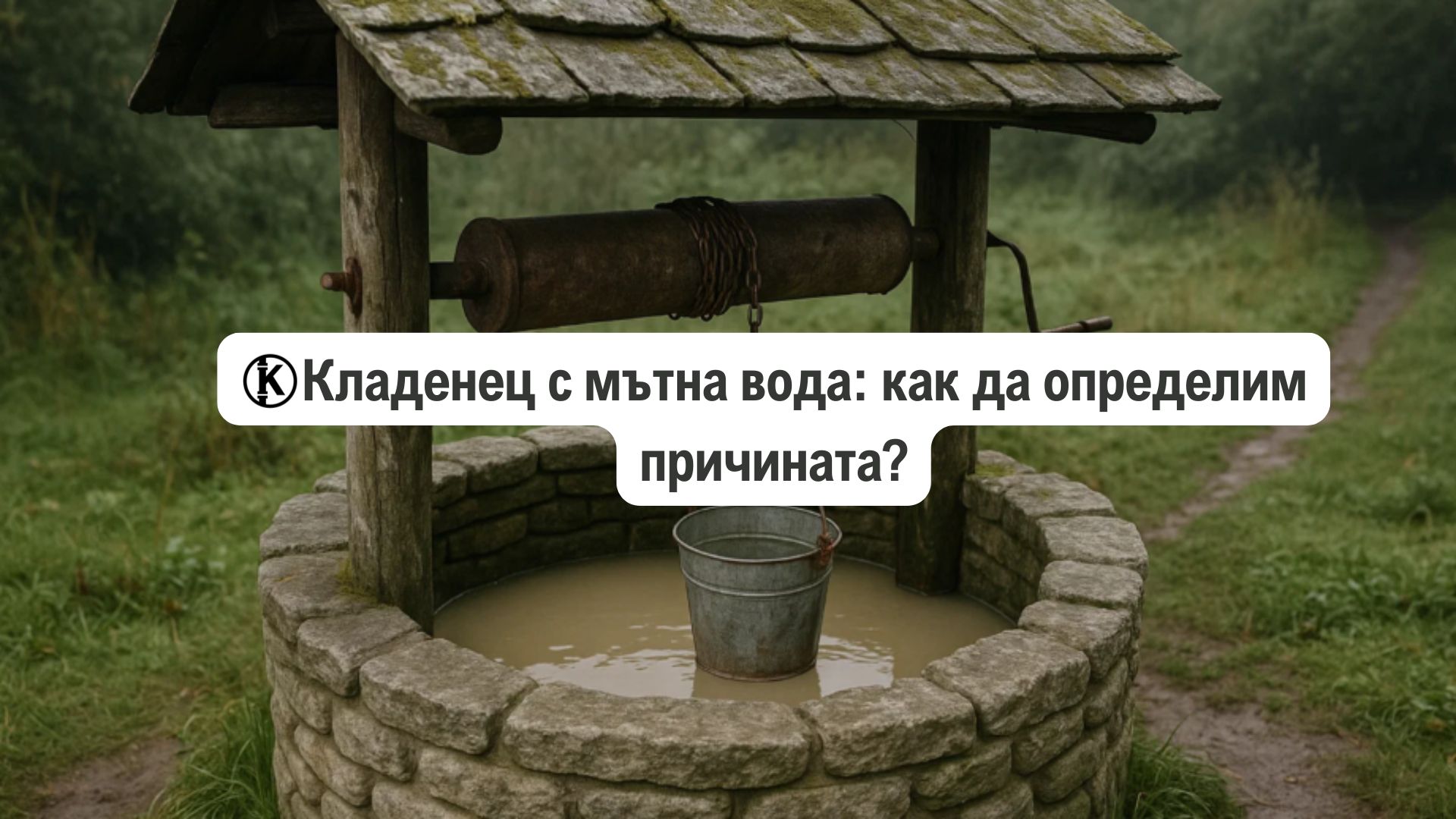 Кладенец с мътна вода: как да определим причината?