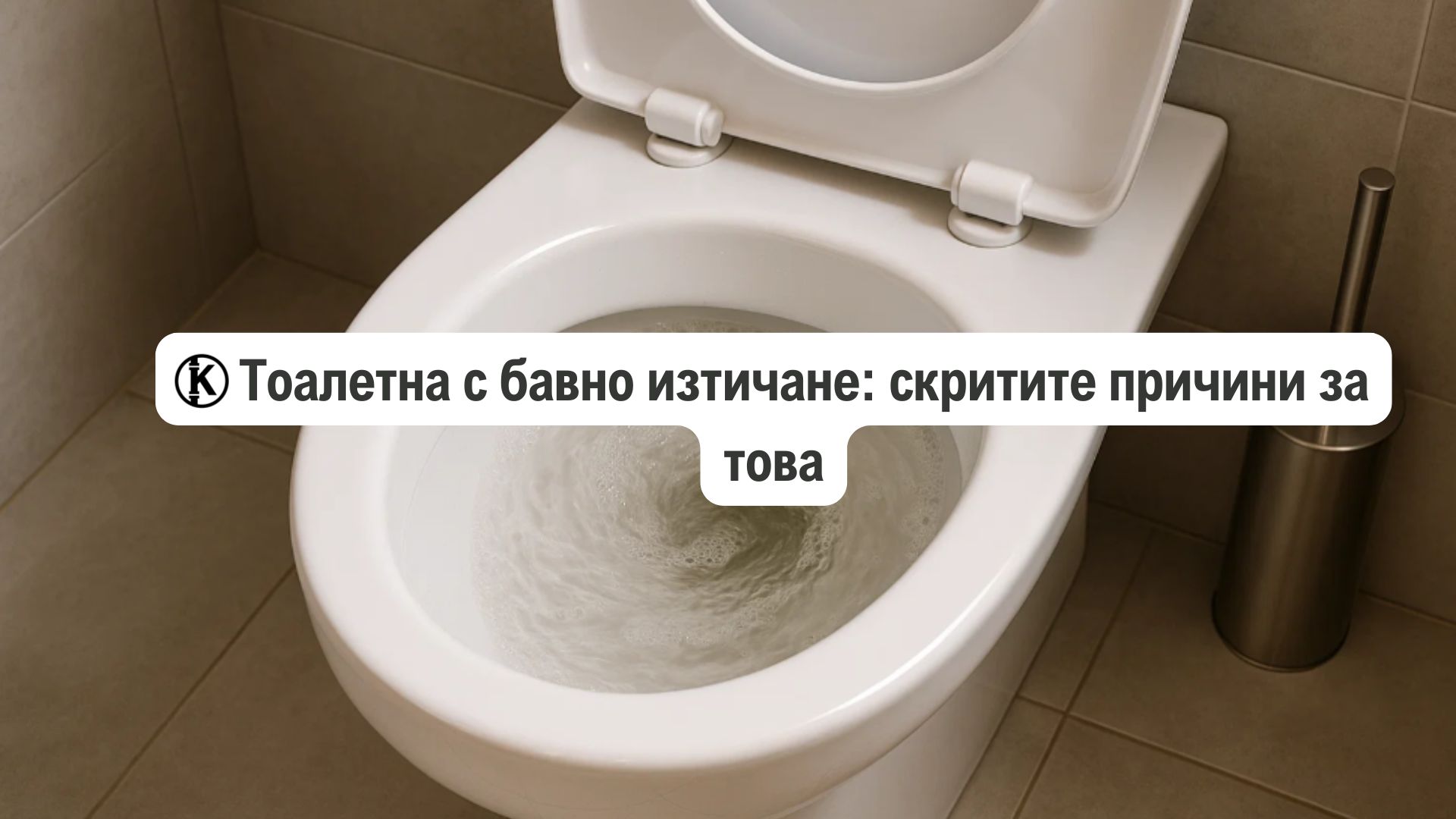 Тоалетна с бавно изтичане: скритите причини за това