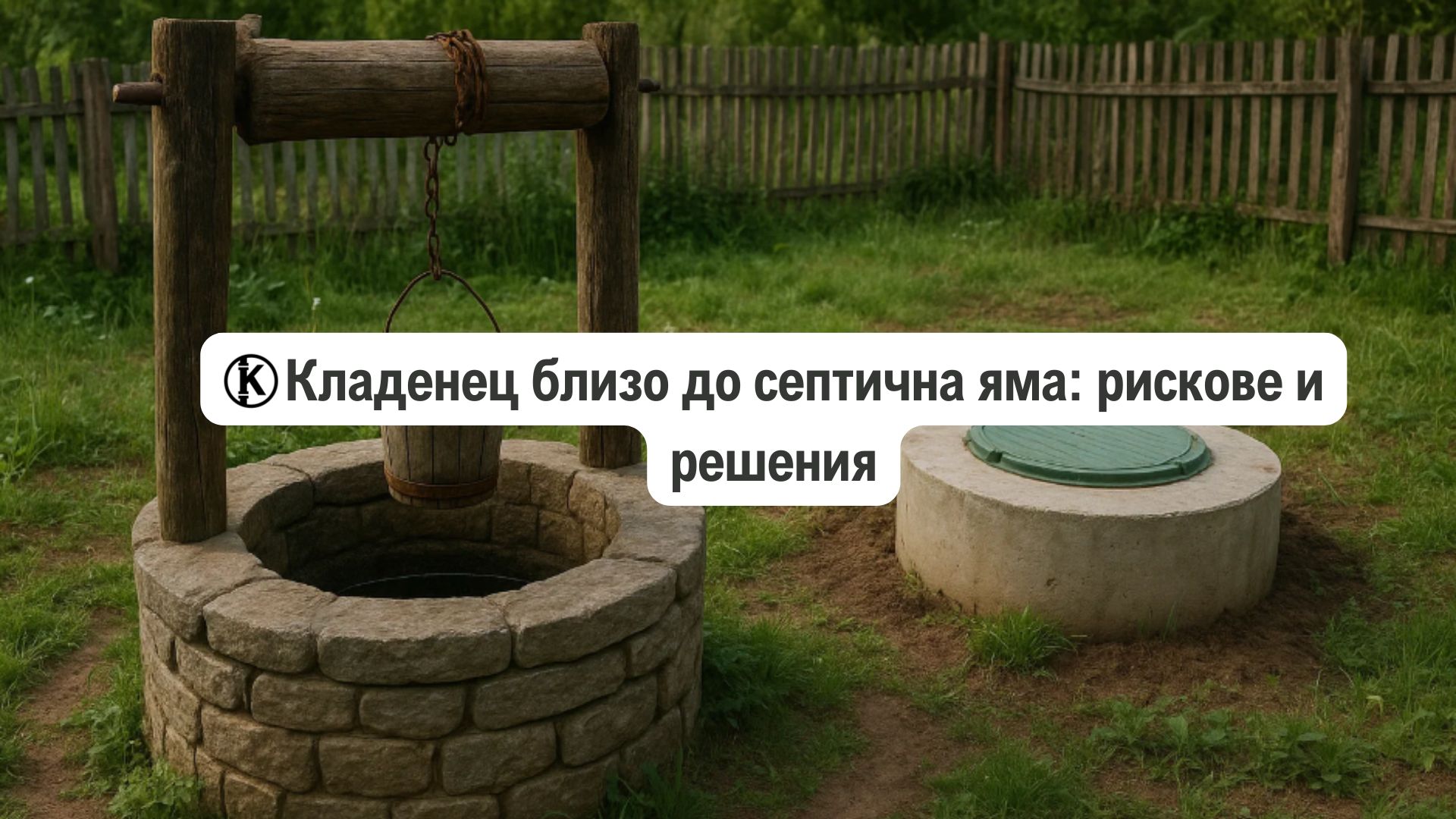 кладенец близо до септична яма